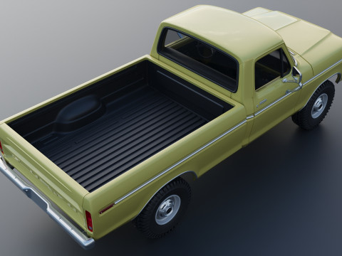 F-250 1973 Model do druku 3D