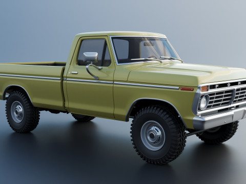 F-250 1973 Model do druku 3D