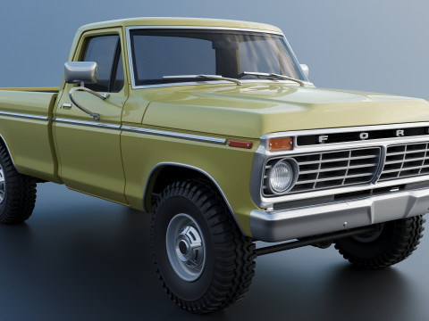 F-250 1973 Model do druku 3D