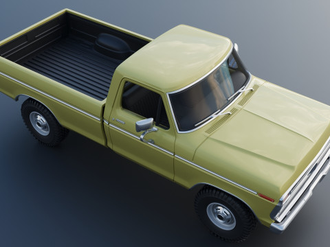 F-250 1973 Model do druku 3D