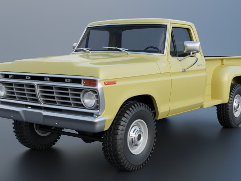 F-250 1973 Model do druku 3D