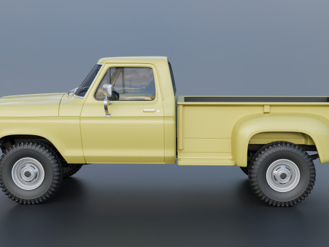 F-250 1973 Model do druku 3D
