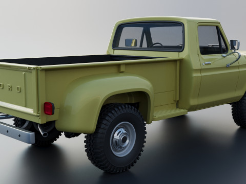 F-250 1973 Model do druku 3D