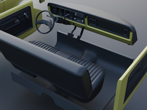 F-250 1973 Model do druku 3D