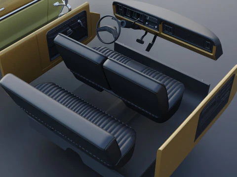 F-250 SuperCab 1974 3D Print Model