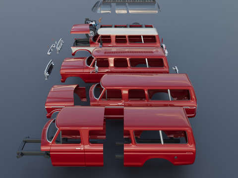 B250 Carryall 1977 3D Принт Модель