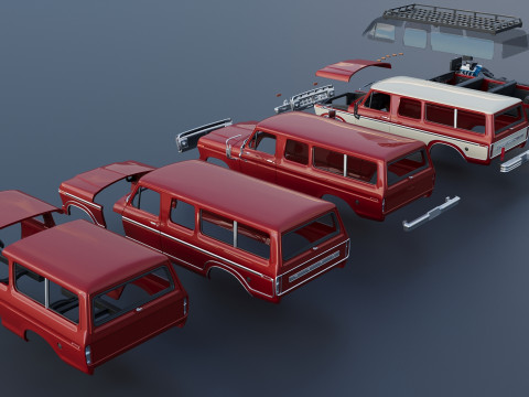 B250 Carryall 1977 3D Принт Модель