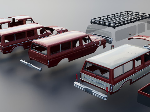 B250 Carryall 1977 3D Принт Модель