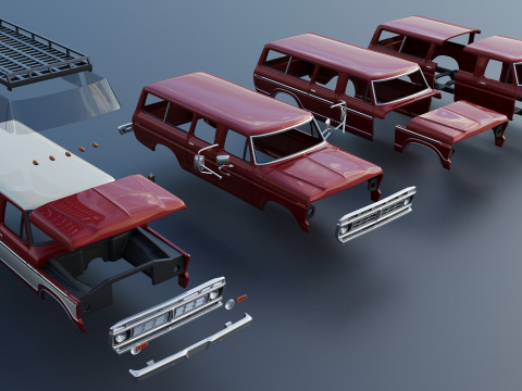 B250 Carryall 1977 3D Принт Модель