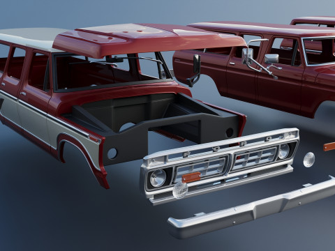 B250 Carryall 1977 3D Принт Модель