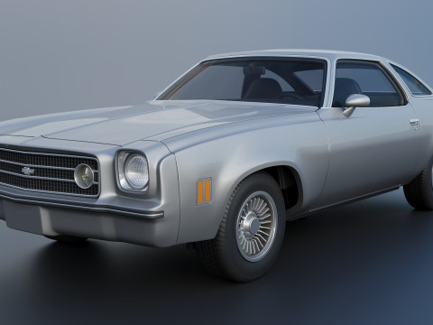 Chevrolet Chevelle Laguna 1973 Modèles 3D en vedette