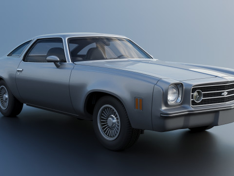 Chevrolet Chevelle Laguna 1973 Modèles 3D en vedette