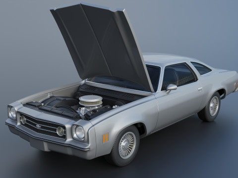Chevrolet Chevelle Laguna 1973 Modèles 3D en vedette