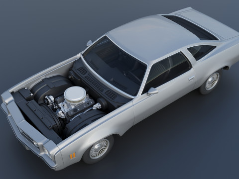Chevrolet Chevelle Laguna 1973 Modèles 3D en vedette