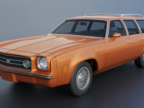 Chevrolet Chevelle Laguna Wagon 1973 3D Print Model