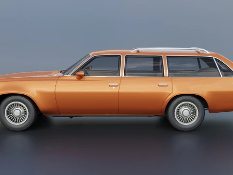 Chevrolet Chevelle Laguna Wagon 1973 3D Print Model