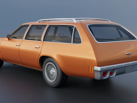 Chevrolet Chevelle Laguna Wagon 1973 3D Print Model