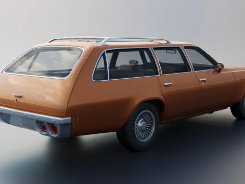 Chevrolet Chevelle Laguna Wagon 1973 3D Print Model