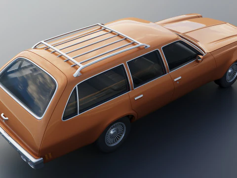 Chevrolet Chevelle Laguna Wagon 1973 3D Print Model