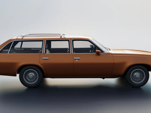 Chevrolet Chevelle Laguna Wagon 1973 3D Print Model