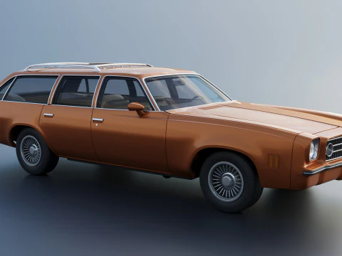 Chevrolet Chevelle Laguna Wagon 1973 3D Print Model