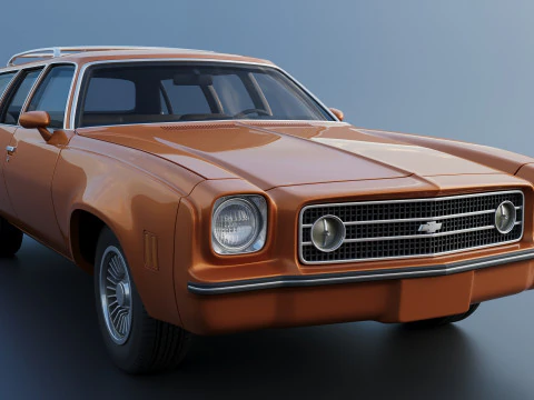 Chevrolet Chevelle Laguna Wagon 1973 3D Print Model
