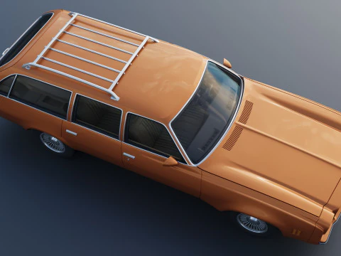 Chevrolet Chevelle Laguna Wagon 1973 3D Print Model