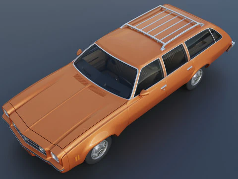 Chevrolet Chevelle Laguna Wagon 1973 3D Print Model