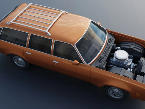 Chevrolet Chevelle Laguna Wagon 1973 3D Print Model