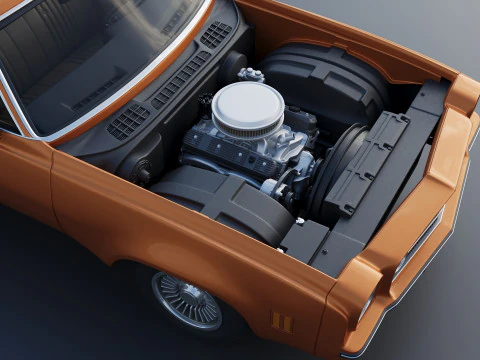 Chevrolet Chevelle Laguna Wagon 1973 3D Print Model