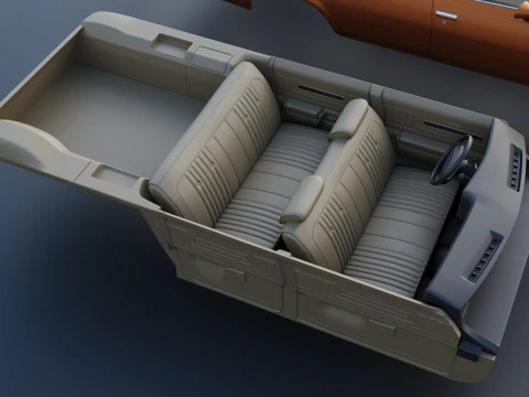 Chevrolet Chevelle Laguna Wagon 1973 3D Print Model
