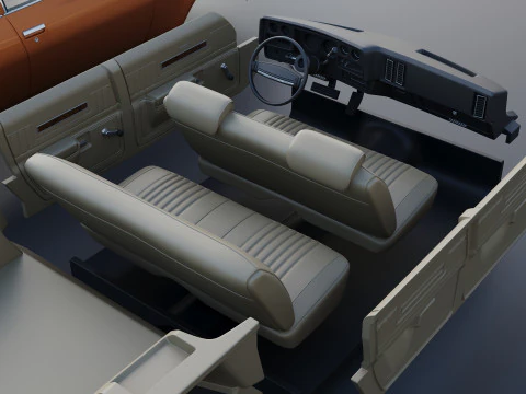 Chevrolet Chevelle Laguna Wagon 1973 3D Print Model