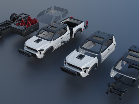 Toyota Tacoma TRD Pro 2024 3D Print Model