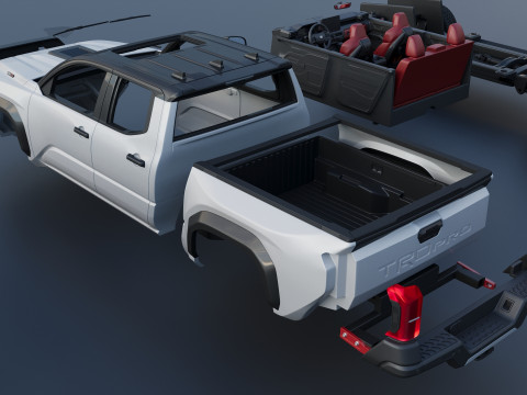 Toyota Tacoma TRD Pro 2024 3D Print Model