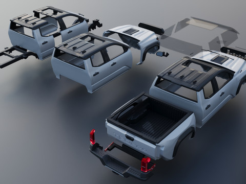 Toyota Tacoma TRD Pro 2024 3D Print Model
