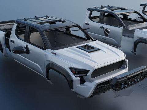 Toyota Tacoma TRD Pro 2024 3D Print Model