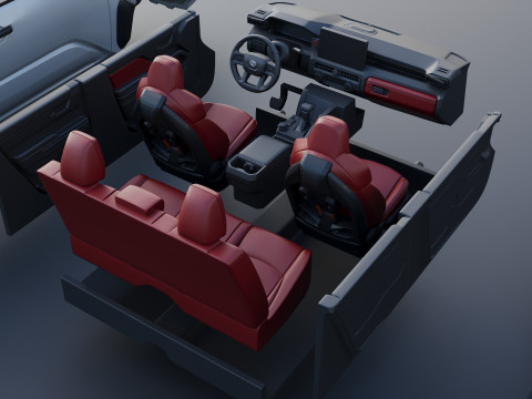 Toyota Tacoma TRD Pro 2024 3D Print Model