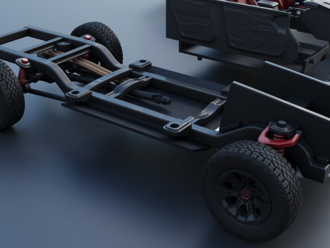 Toyota Tacoma TRD Pro 2024 3D Print Model