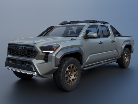 Toyota Tacoma Trailhunter 2024 3D Print Model