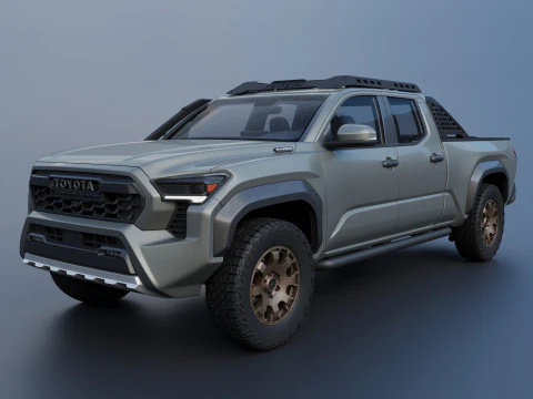 Toyota Tacoma Trailhunter 2024 Modello di stampa 3D