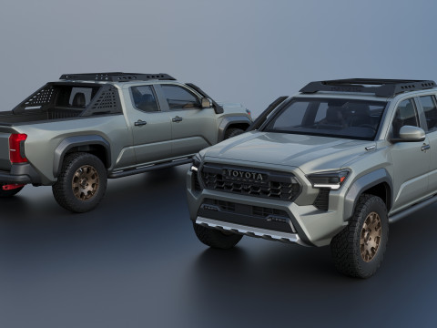 Toyota Tacoma Trailhunter 2024 3D Print Model