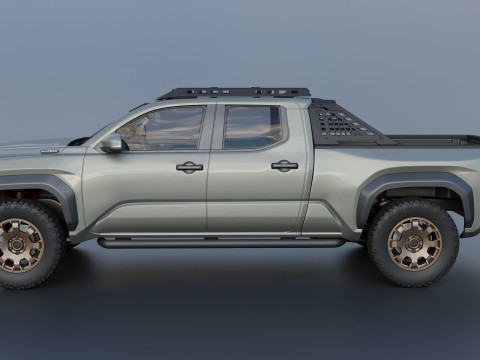 Toyota Tacoma Trailhunter 2024 3D Print Model