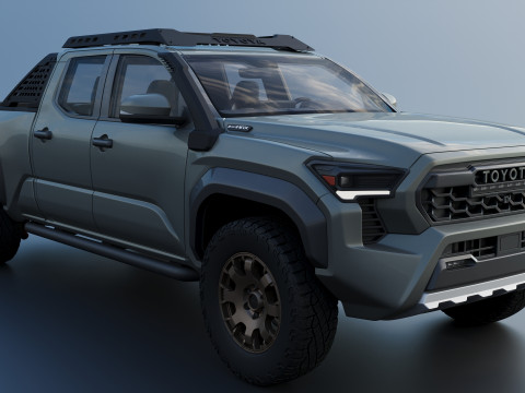 Toyota Tacoma Trailhunter 2024 3D Print Model