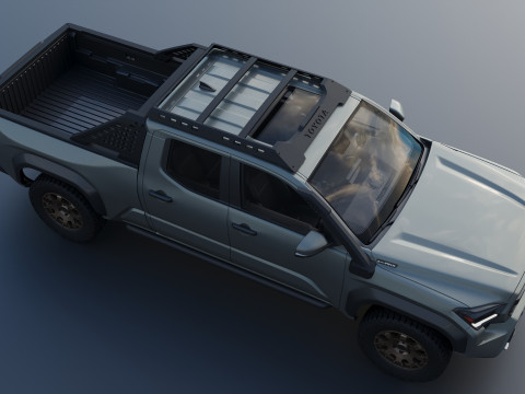 Toyota Tacoma Trailhunter 2024 3D Print Model