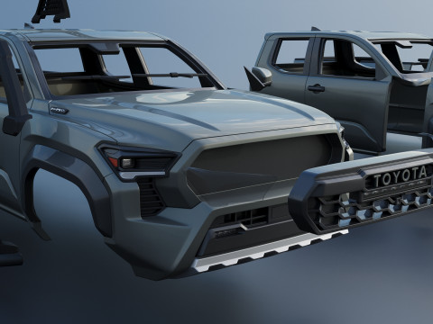 Toyota Tacoma Trailhunter 2024 3D Print Model