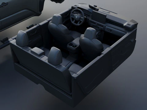 Toyota Tacoma Trailhunter 2024 3D Print Model
