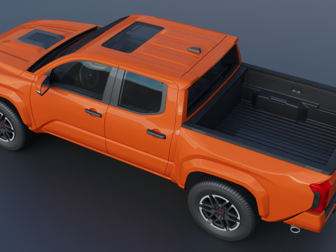 Toyota Tacoma TRD Sport 2024 3D प्रिंट मॉडल