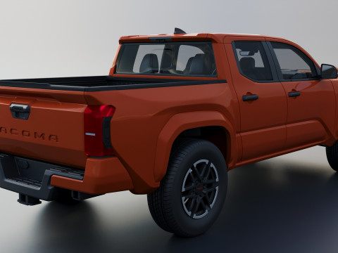 Toyota Tacoma TRD Sport 2024 3D प्रिंट मॉडल