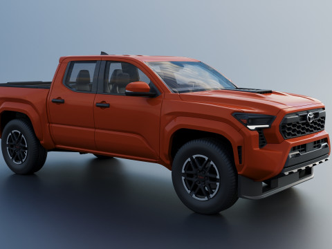 Toyota Tacoma TRD Sport 2024 3D प्रिंट मॉडल