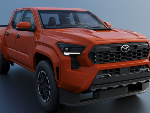 Toyota Tacoma TRD Sport 2024 3D प्रिंट मॉडल
